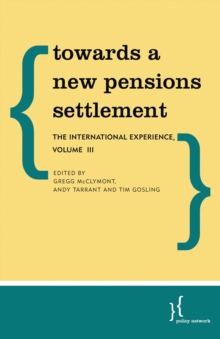 Towards a New Pensions Settlement