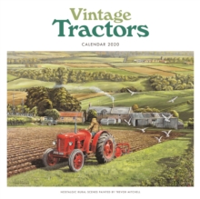Image for Vintage Tractors, Trevor Mitchell Square Wiro Wall Calendar 2020