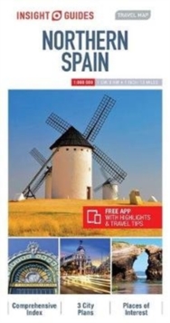 Image for Insight Guides Travel Map of Northern Spain - Barcelona Map, Madrid Map
