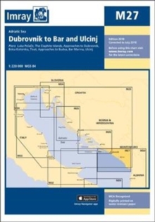 Imray Chart M27: Dubrovnik to Bar and Ulcinj