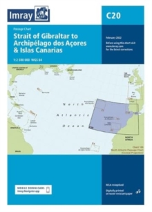 Imray Chart C20: Strait of Gibraltar to Archipelago dos Acores & Islas Canarias Passage Chart