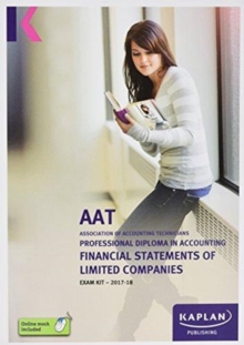 Image for Financial Statements of Limited Companies - Exam Kit