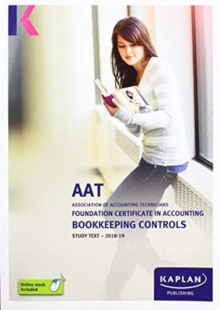 Image for BOOKKEEPING CONTROLS - STUDY TEXT
