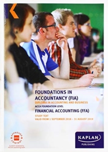 Image for FFA - FINANCIAL ACCOUNTING - STUDY TEXT