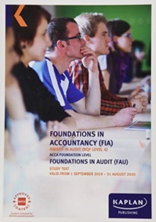 FOUNDATIONS IN AUDIT (INT/UK) – STUDY TEXT