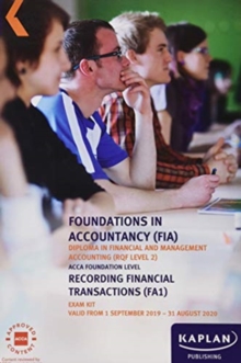 RECORDING FINANCIAL TRANSACTIONS – EXAM KIT