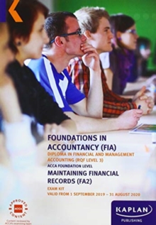 MAINTAINING FINANCIAL RECORDS – EXAM KIT