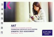 FOUNDATION CERTIFICATE IN ACCOUNTING SYNOPTIC TEST ASSESSMENT – POCKET NOTES