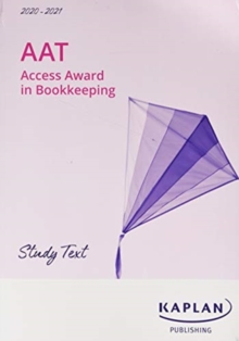 Image for LEVEL 1 ACCESS AWARD IN BOOKKEEPING - TEXT/WORKBOOK