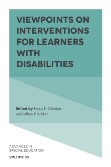 Image for Viewpoints on interventions for learners with disabilities