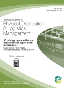 Image for 3D printing: opportunities and applications for supply chain management: International Journal of Physical Distribution & Logistics Management