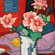 Adult Jigsaw Puzzle National Galleries Scotland – Samuel Peploe: Pink Roses, Chinese Vase: 1000-Piece Jigsaw Puzzles