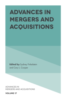Image for Advances in mergers and acquisitions.