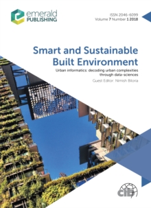 Image for Urban Informatics: Decoding Urban Complexities Through Data-sciences: Smart and Sustainable Built Environment