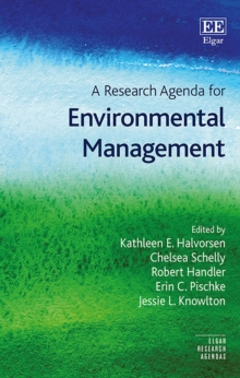 Image for A Research Agenda for Environmental Management