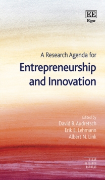 Image for A Research Agenda for Entrepreneurship and Innovation