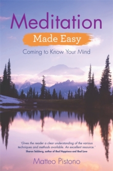 Image for Meditation made easy  : coming to know your mind