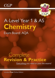 Image for A-Level Chemistry: AQA Year 1 & AS Complete Revision & Practice with Online Edition: for the 2024 and 2025 exams