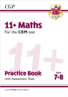 Image for 11+ CEM Maths Practice Book & Assessment Tests - Ages 7-8 (with Online Edition)