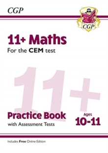 Image for 11+ CEM Maths Practice Book & Assessment Tests - Ages 10-11 (with Online Edition)