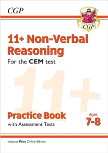 Image for 11+ CEM Non-Verbal Reasoning Practice Book & Assessment Tests - Ages 7-8 (with Online Edition)