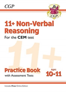 Image for 11+ CEM Non-Verbal Reasoning Practice Book & Assessment Tests - Ages 10-11 (with Online Edition)