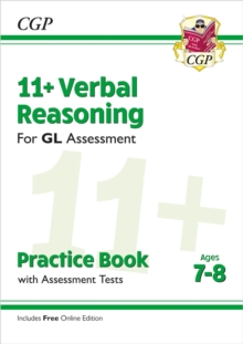 Image for 11+ GL Verbal Reasoning Practice Book & Assessment Tests - Ages 7-8 (with Online Edition)