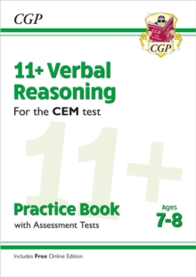 11+ CEM Verbal Reasoning Practice Book & Assessment Tests – Ages 7-8 (with Online Edition)