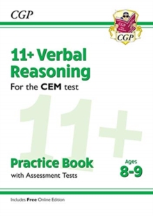 Image for 11+ CEM Verbal Reasoning Practice Book & Assessment Tests - Ages 8-9 (with Online Edition)