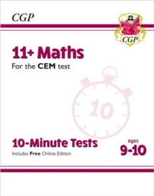 11+ CEM 10-Minute Tests: Maths – Ages 9-10 (with Online Edition)