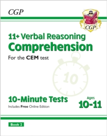 11+ CEM 10-Minute Tests: Comprehension – Ages 10-11 Book 2 (with Online Edition)