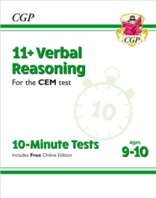 11+ CEM 10-Minute Tests: Verbal Reasoning – Ages 9-10 (with Online Edition)