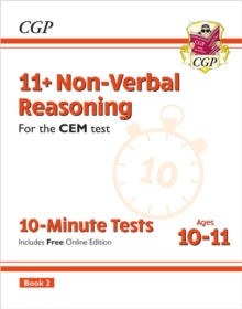 11+ CEM 10-Minute Tests: Non-Verbal Reasoning – Ages 10-11 Book 2 (with Online Edition)