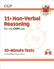 11+ CEM 10-Minute Tests: Non-Verbal Reasoning – Ages 8-9 (with Online Edition)