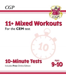 Image for 11+ CEM 10-Minute Tests: Mixed Workouts - Ages 9-10 (with Online Edition)