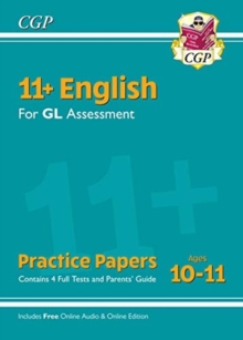 Image for 11+ GL English Practice Papers: Ages 10-11 - Pack 1 (with Parents' Guide & Online Edition)