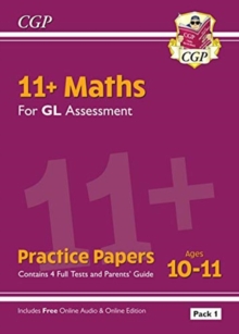 Image for 11+ GL Maths Practice Papers: Ages 10-11 - Pack 1 (with Parents' Guide & Online Edition): for the 2024 exams