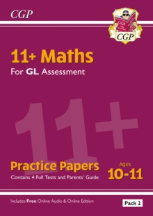 Image for 11+ GL Maths Practice Papers: Ages 10-11 - Pack 2 (with Parents' Guide & Online Edition)