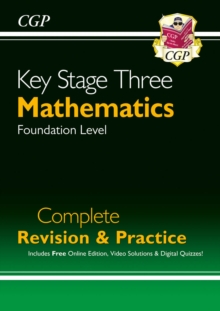 KS3 Maths Complete Revision & Practice – Foundation (includes Online Edition, Videos & Quizzes)