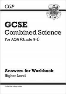 Image for GCSE combined science  : for AQA (grade 9-1)Higher level,: Answers for workbook