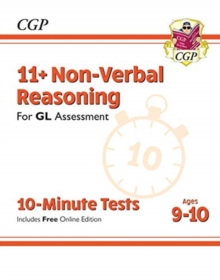 Image for 11+ GL 10-Minute Tests: Non-Verbal Reasoning - Ages 9-10 (with Online Edition)