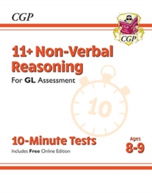 Image for 11+ GL 10-Minute Tests: Non-Verbal Reasoning - Ages 8-9 (with Online Edition)