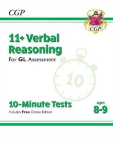 Image for 11+ GL 10-Minute Tests: Verbal Reasoning - Ages 8-9 (with Online Edition)