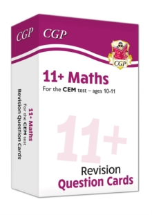 11+ CEM Maths Revision Question Cards – Ages 10-11