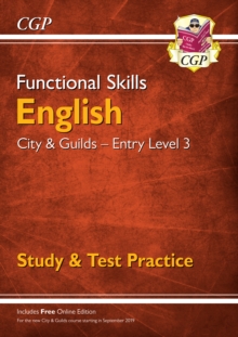 Image for Functional Skills English: City & Guilds Entry Level 3 - Study & Test Practice