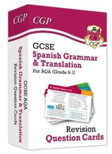 Image for GCSE AQA Spanish: Grammar & Translation Revision Question Cards (For exams in 2024 and 2025)