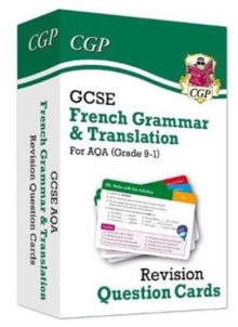 Image for GCSE AQA French: Grammar & Translation Revision Question Cards (For exams in 2024 and 2025)
