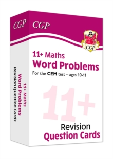 11+ CEM Revision Question Cards: Maths Word Problems – Ages 10-11