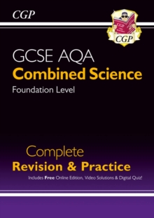 Image for GCSE Combined Science AQA Foundation Complete Revision & Practice w/ Online Ed, Videos & Quizzes: for the 2024 and 2025 exams