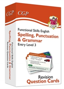 Image for Functional Skills English Revision Question Cards: Spelling, Punctuation & Grammar Entry Level 3